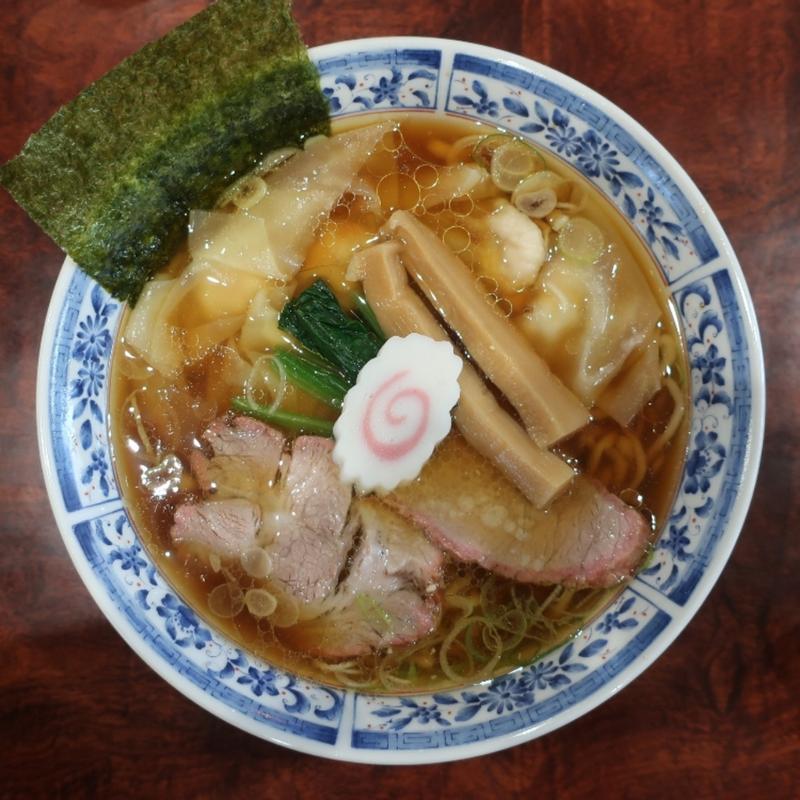 ワンタン麺(白河らーめん匠)