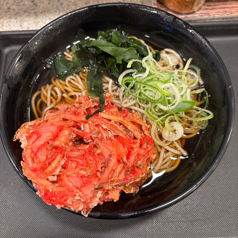 紅生姜天そば(名代 富士そば 浜松町店 )