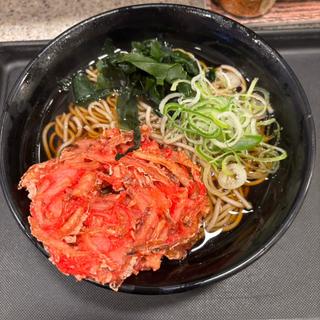 紅生姜天そば