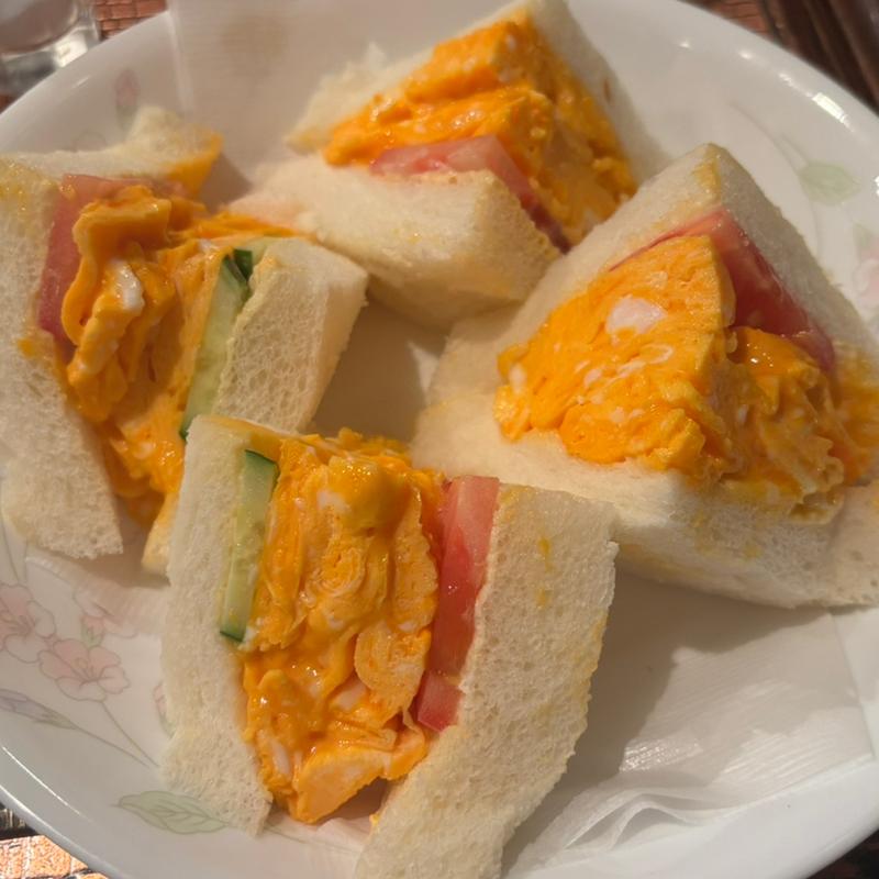 元祖大阪名物ふわトロ玉子サンド(純喫茶 ヒロ)