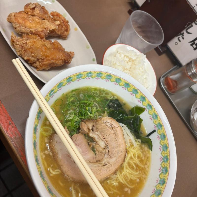 唐揚げ定食【ランチ】(からこラーメン)