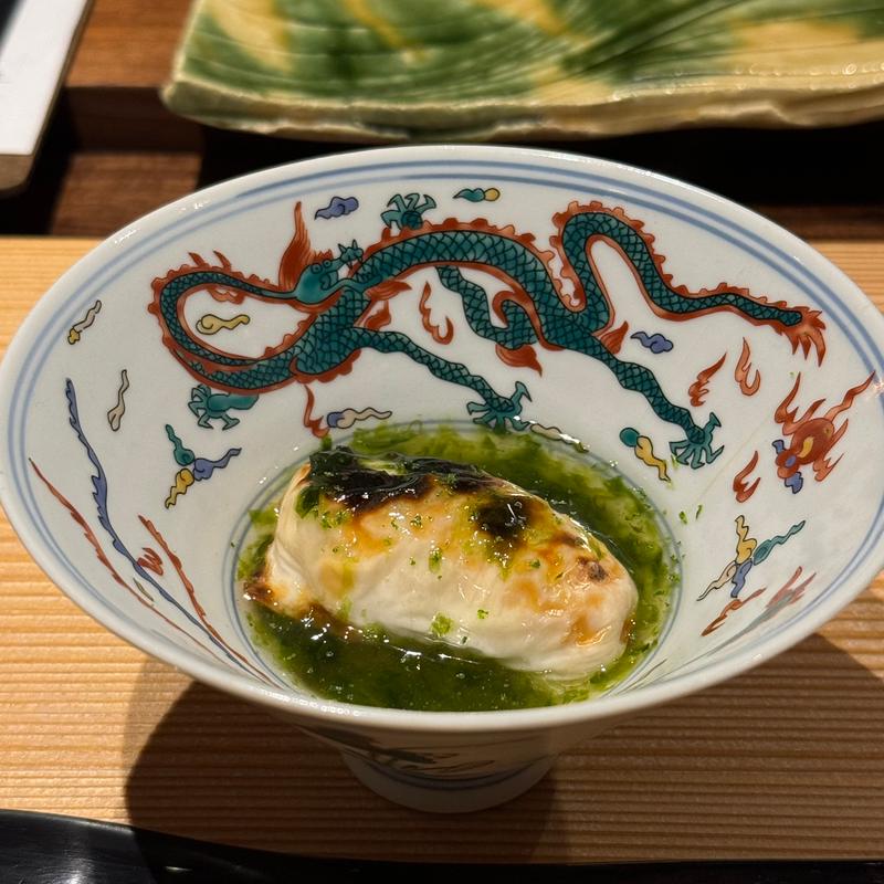 ふぐの白子焼き(鮨 江戸富士)