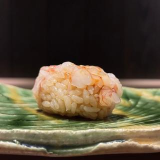 海老の塩締め