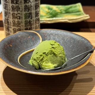 抹茶のジェラート