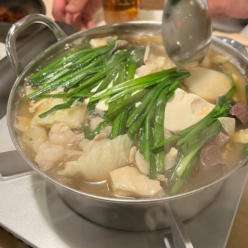 もつ鍋しょうゆ味(もつ鍋居酒屋 禅)