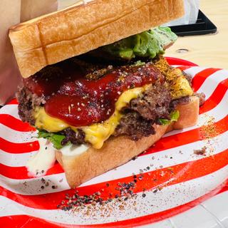 食パン ダブル★ダブル+レタス+アボカド