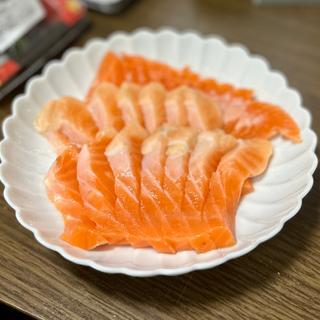 サーモンの刺身(ベルクス 東墨田店)