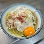 月見とろろ肉そば(ベルクス 東墨田店)