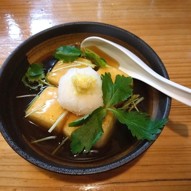 揚げだし豆腐(炭火やきとり 恵 （メグミ）)