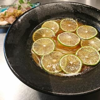 鰹とへべすの冷やしラーメン(Bonito Soup Noodle RAIK ボニートスープヌードルライク)