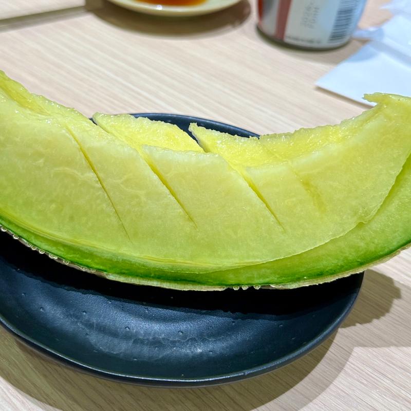 バースデーデザート メロン(すし銚子丸 亀戸店)