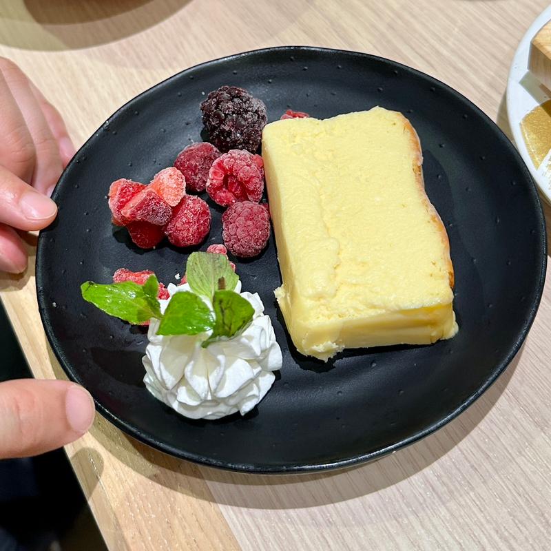 ベイクドチーズケーキ(すし銚子丸 亀戸店)