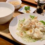 エビマヨ定食 中華粥