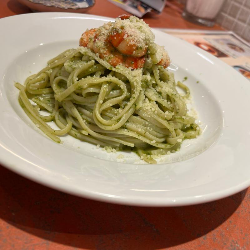 海老のジェノベーゼ(TOKYO MEAT酒場 東急原宿プラザハラカド店)