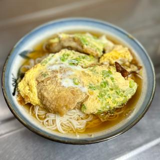 コロッケ卵とじそうめん