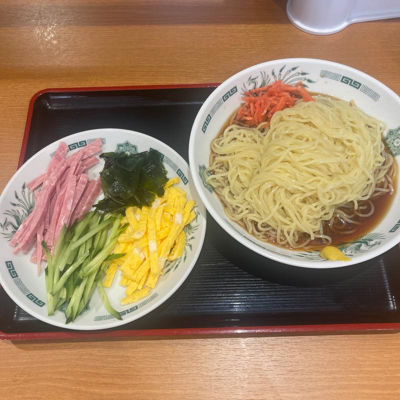 黒酢しょうゆ冷し麺　麺大盛(日高屋 鶴ヶ島若葉店)