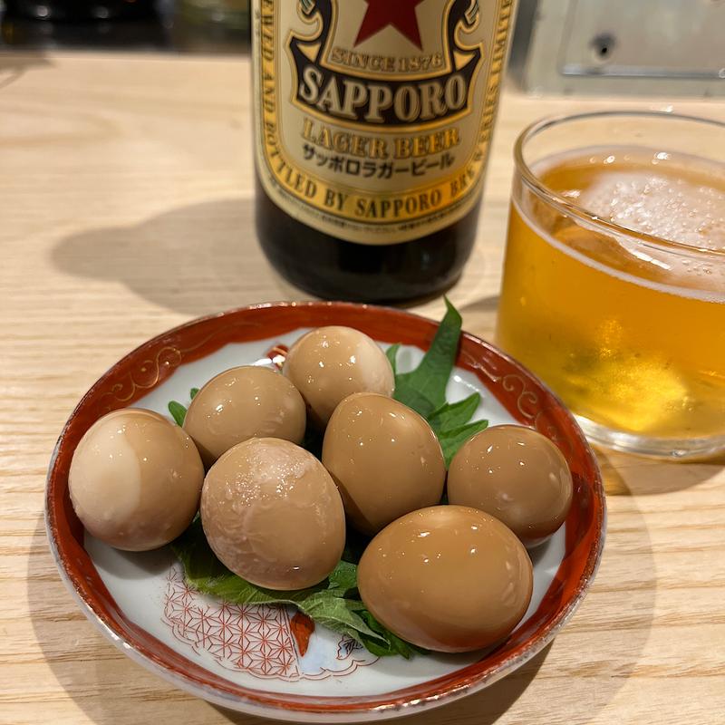 うずら燻製醤油漬け(酒場らいと - LIGHT -)