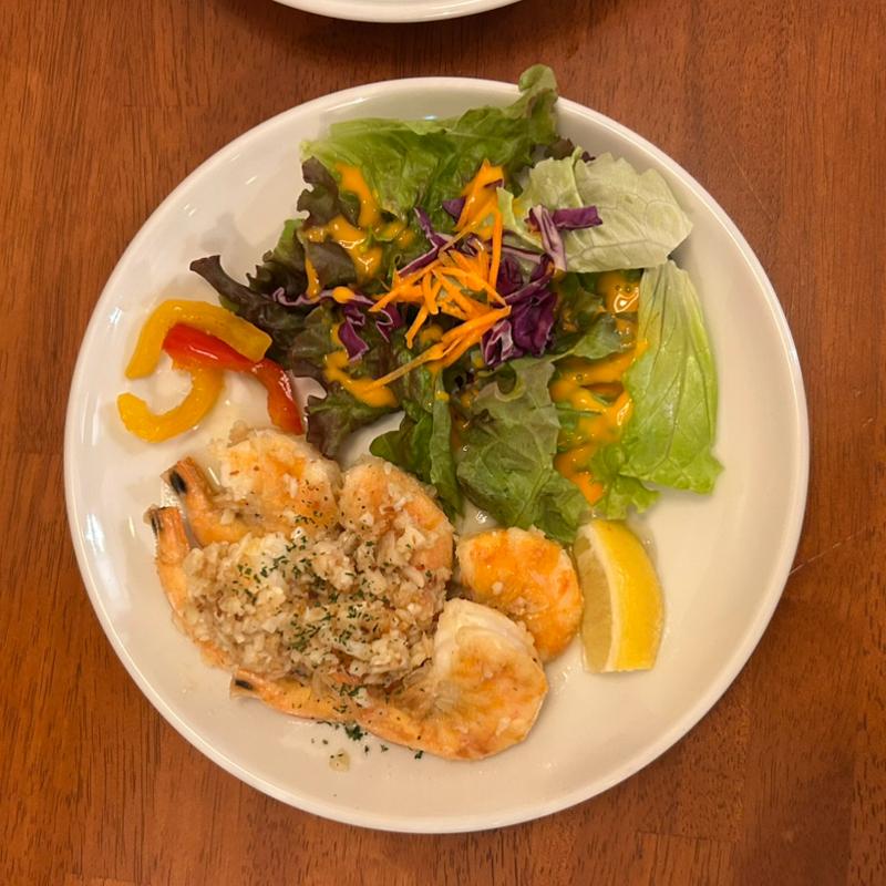 ガーリックシュリンプ(6尾)(ハワイアンレストラン&バー PAU HANA time)