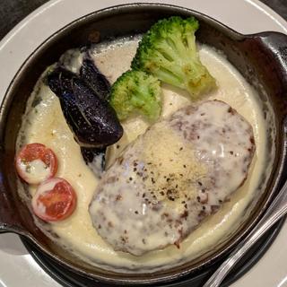 チーズフォンデュ風ハンバーグ