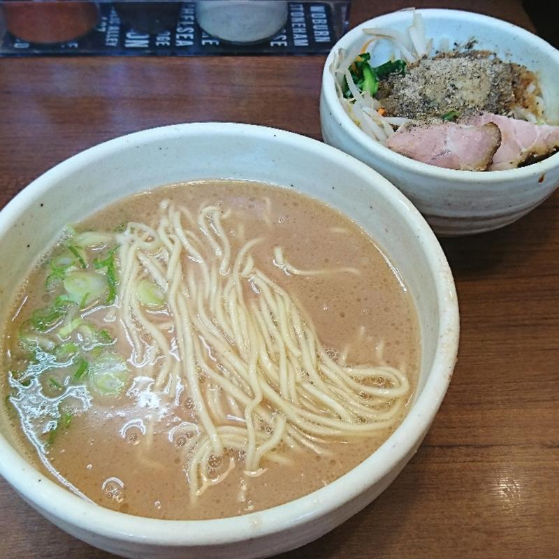塩だけで味付けした豚骨らーめん2020(麺処一笑)