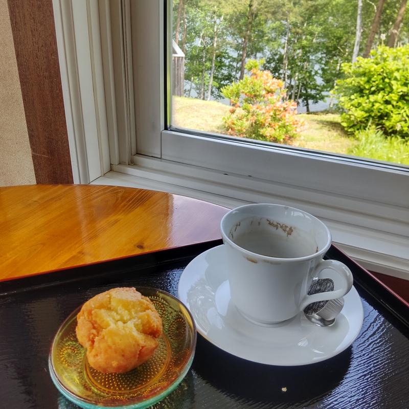 岩ドーナツセット(岩洞湖レストハウス )