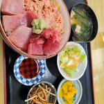 二色丼(竹家食堂)