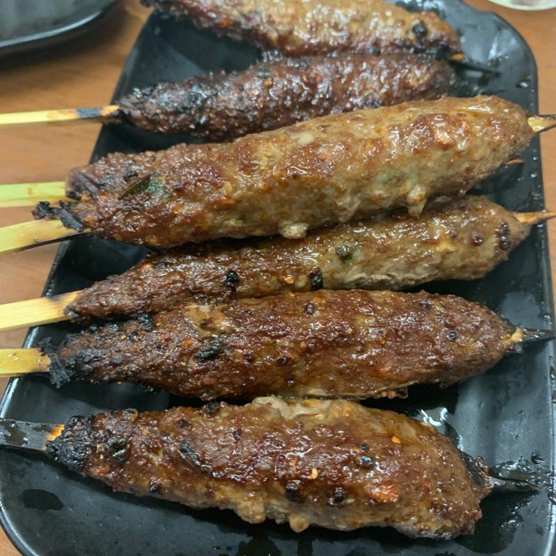 軟骨つくね串(もつやき ばん)