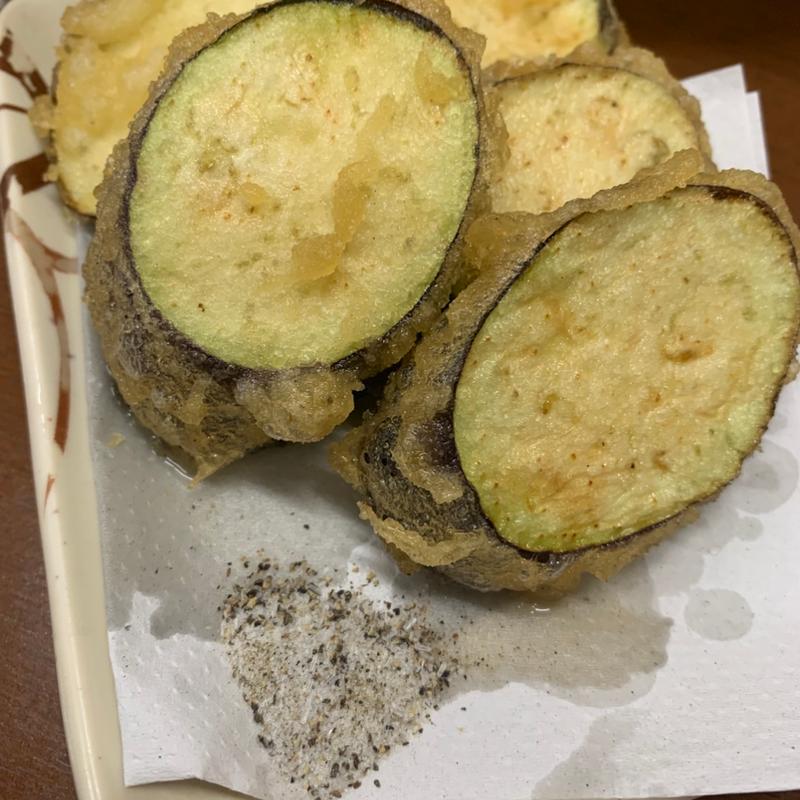 なす天(もつやき ばん)