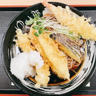 冷しとり天おろしそば