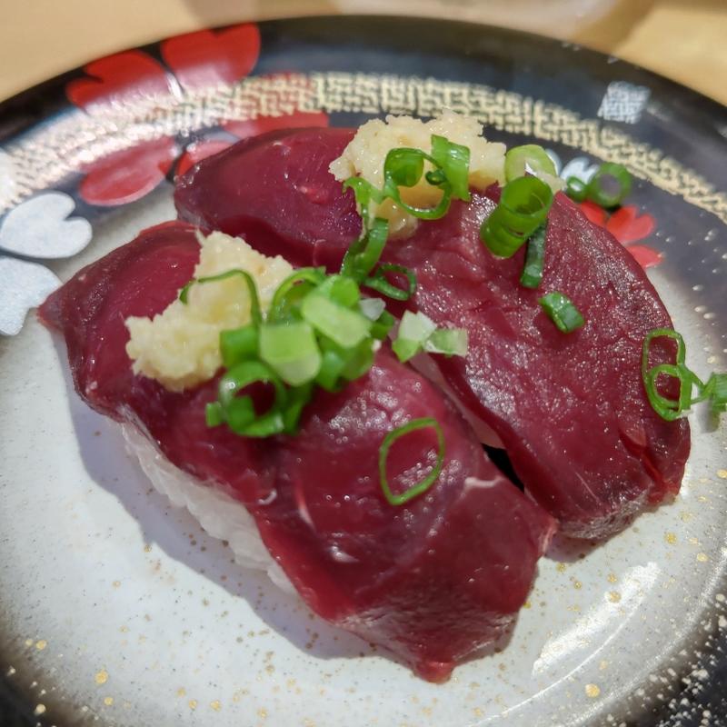 くじら赤身(神奈川回転寿司 二代目ぐるめ亭 港南台バーズ店)