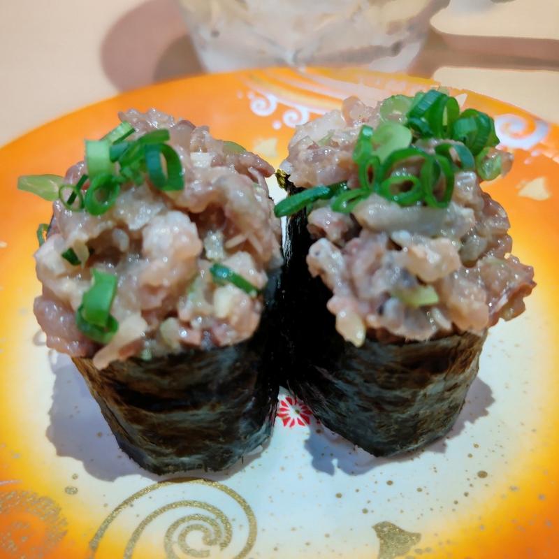 なめろう軍艦(神奈川回転寿司 二代目ぐるめ亭 港南台バーズ店)