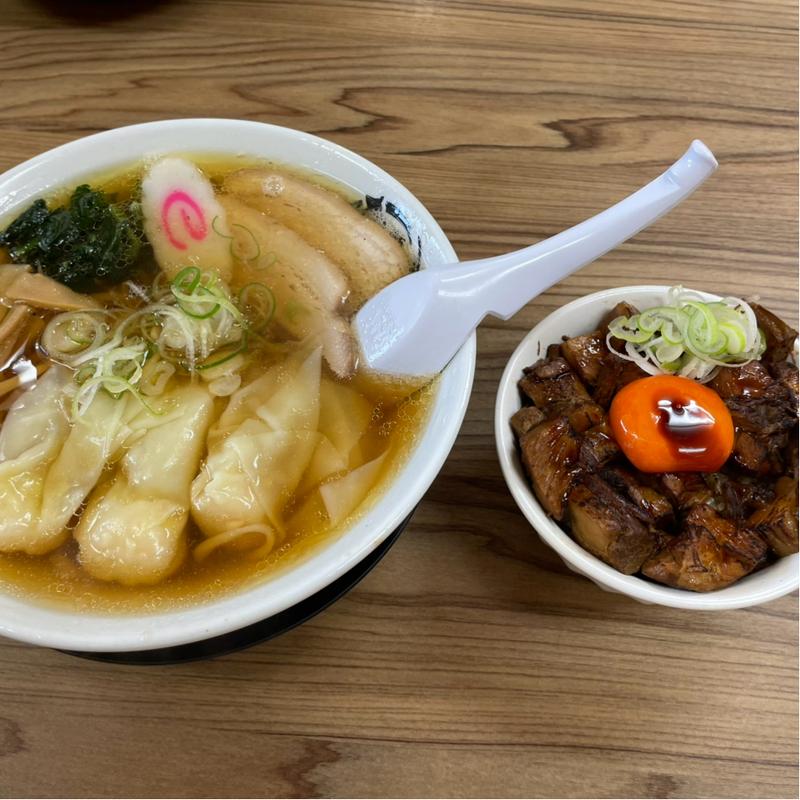 エビワンタン麺(青竹手打ちラーメン 麺屋たかひろ)