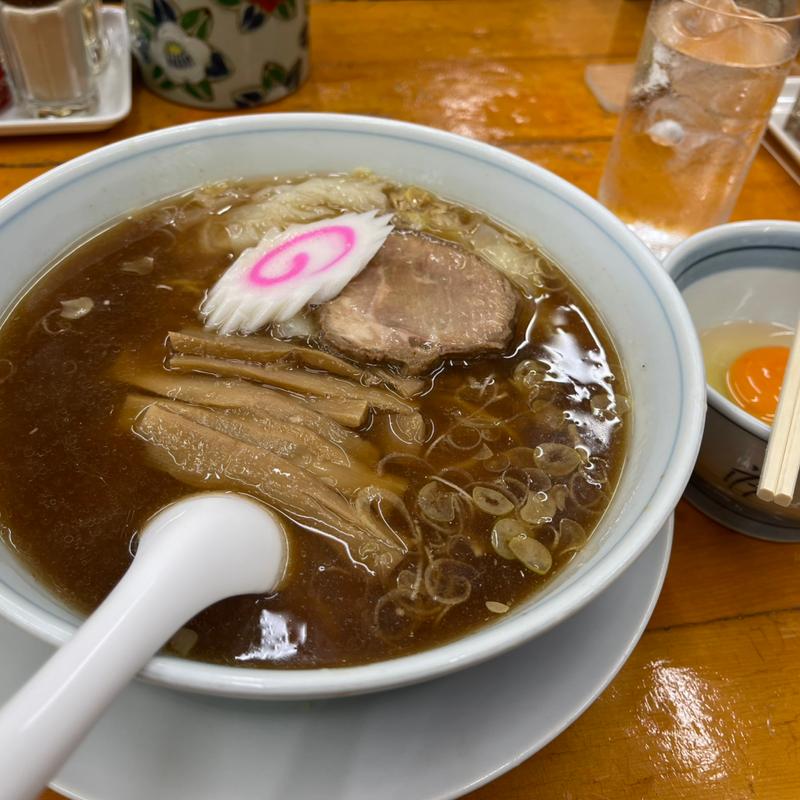 半々（中華麺ハーフワンタン）(中華そば専門店 勝や （かつや）)