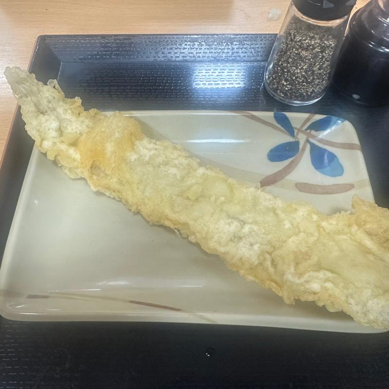 穴子天ぷら(さか枝うどん 南新町店)