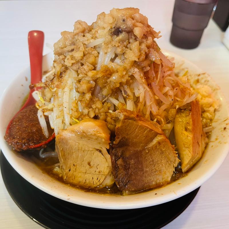 辛味ラーメン 200g(マシマシらーめん物語はここから始まるのだ。九産大前店)