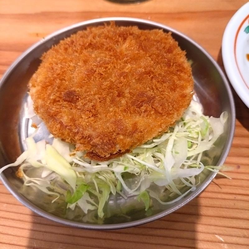 ハムカツ(民衆酒場 もつ焼大行進 大井町総本店)