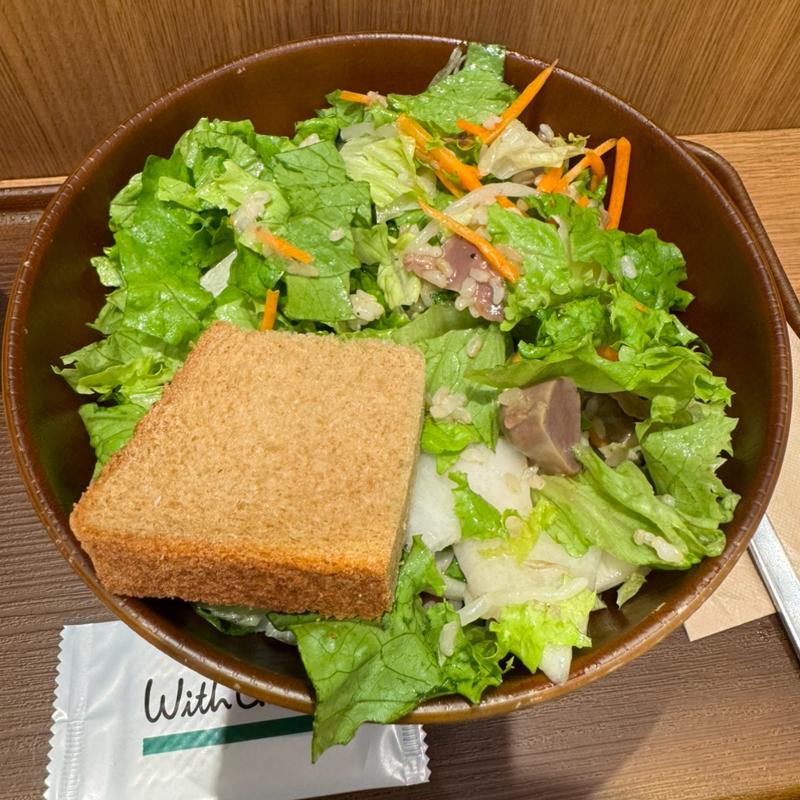 砂肝ともやしナムルのサラダ(WithGreen 東急プラザ銀座店)