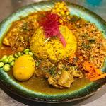 スペシャル3種盛り(スパイスカリー銀座半月)