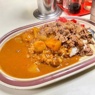 牛丼＆カレーのW盛合わせ