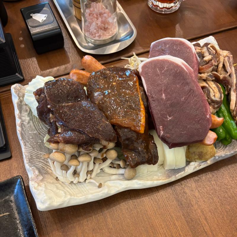 鹿ジンギスカンセット(ジンギスカン キング)