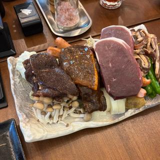 鹿ジンギスカンセット(ジンギスカン キング)