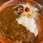 カリーバーグディッシュ Mサイズ(びっくりドンキー 浜寺石津店)
