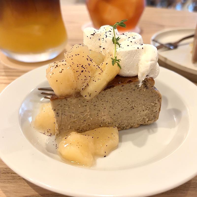 ピーチアールグレイバスクチーズケーキ(sh:rock coffee (シロックコーヒー))