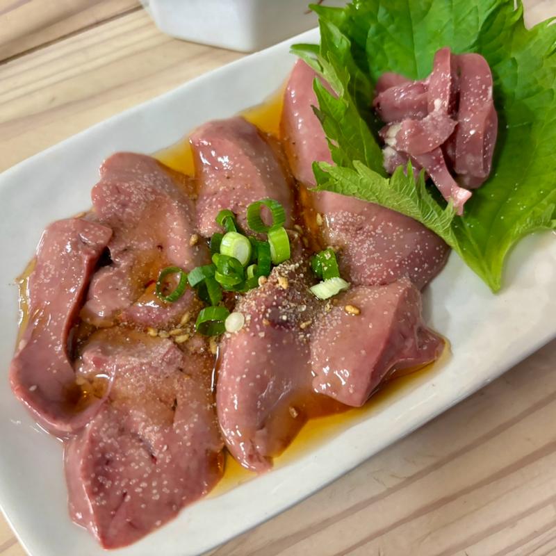 朝引大山地鶏肝生(筑豊や)