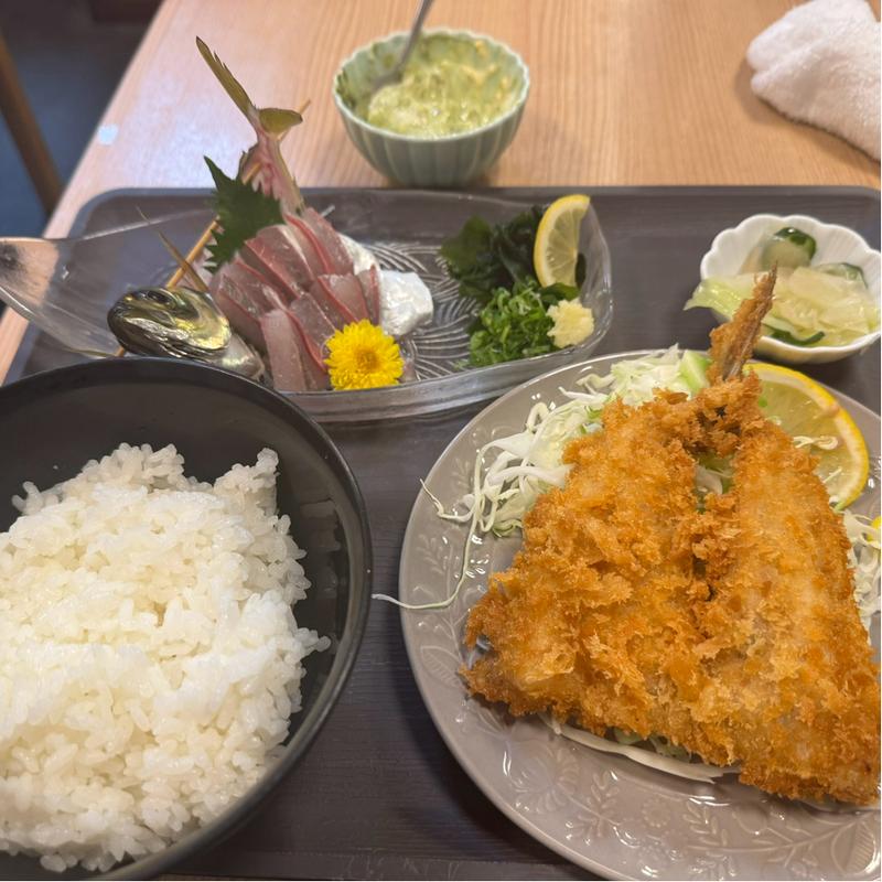 踊りあじ　鯵フライ(踊りあじ専門店 - あした葉 - 沼津港店)