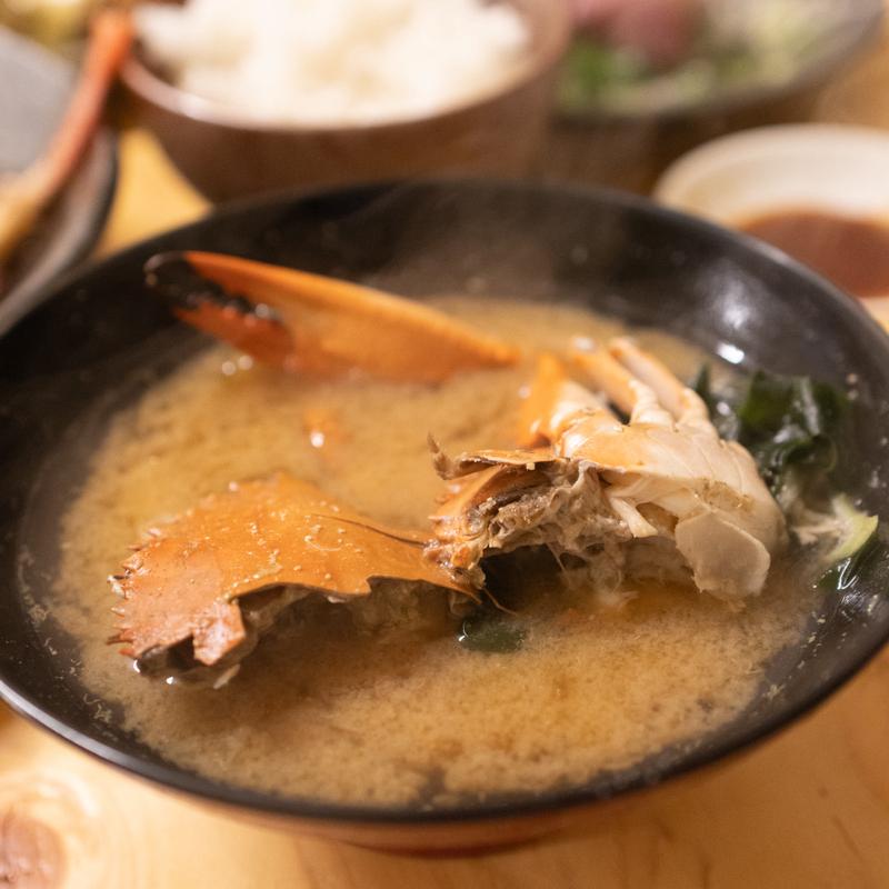 かに汁(海鮮めし処 酒処 大衆富士食堂)