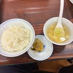 白米スープ付きライス