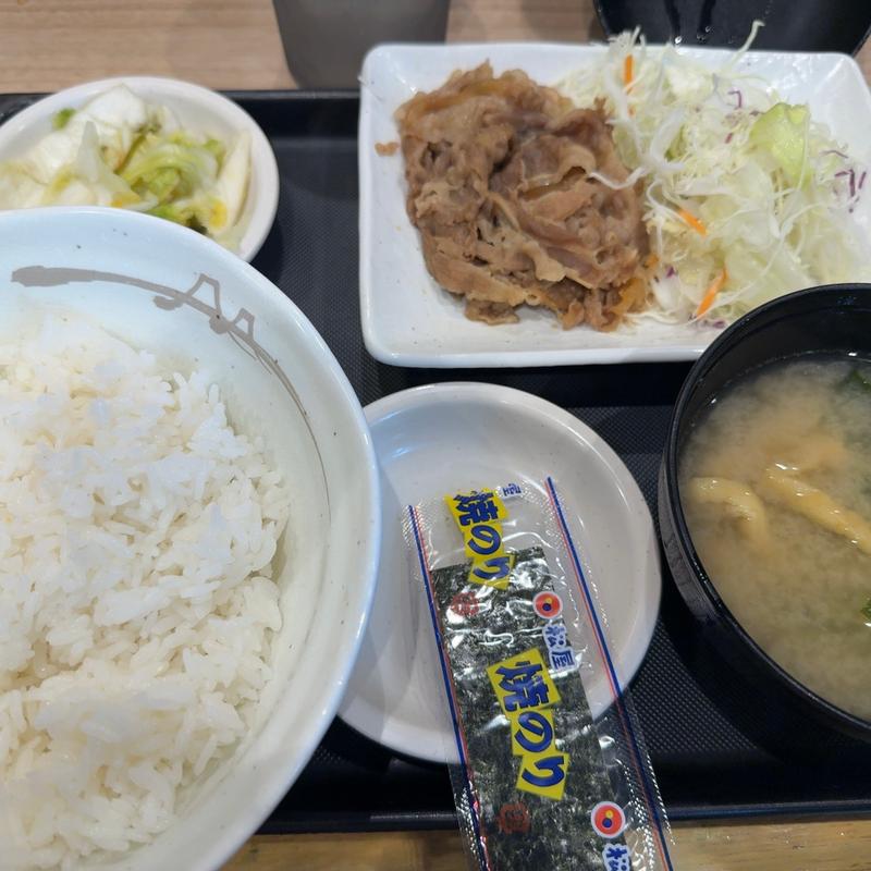 得朝牛皿定食(松屋 浅草吾妻橋店 )