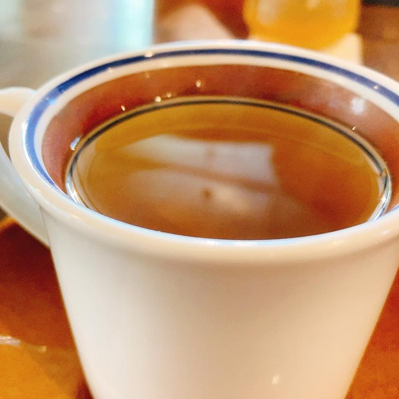 自家製ジンジャーシロップのホットティー(plus good day)