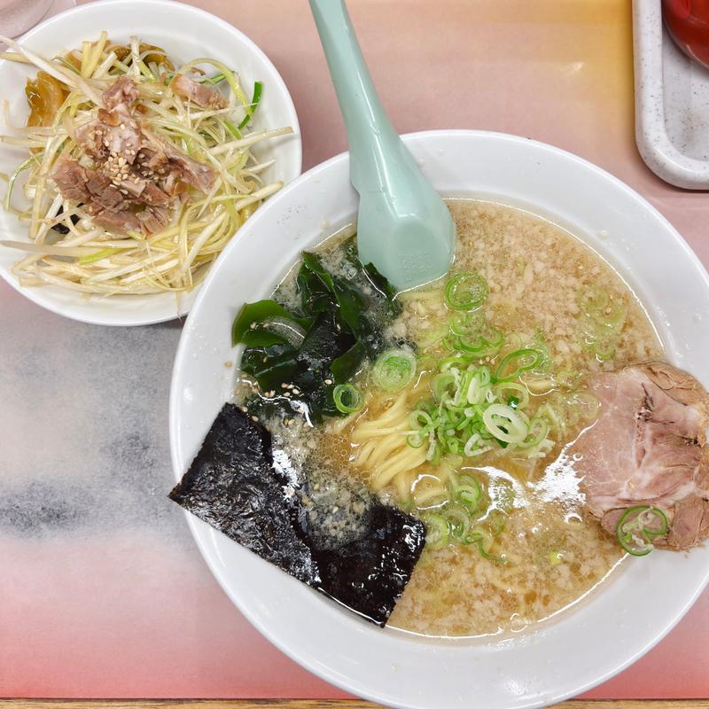ラーメンネギ丼付(ラーメンかいざん 本店)